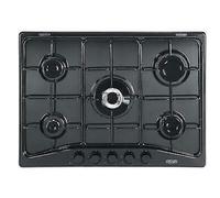 Delonghi FFN57ASV Quemador Encimera 5 Fuegos 70CM 1 Triple Corona Negro