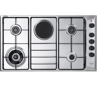 Delonghi FLA49RD Quemador Encimera 4 Fuegos 1 Placa Eléctrico 86CM Inox