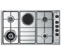 Delonghi FLA49RD Quemador Encimera 4 Fuegos 1 Placa Eléctrico 86CM Inox