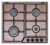 DELONGHI FRO46ASV PLACA DE COCINA 4 QUEMADORES 60 CM VALVULAS DE SEGURIDAD COBRE