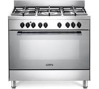 Delonghi Gemma96Med Cocina 5 Fuegos Horno Eléctrico Multif. Triple Corona Inox
