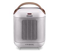 De'Longhi HFX30c18.IW - Calefactor cerámico vertical, 2 ajustes de potencia de 900 y 1800 w, auto regulable e innovador, blanco