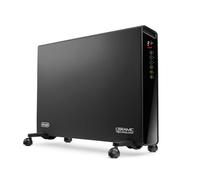 DeLonghi HX65L22 - Convector con 3 niveles de potencia, para hasta 65 m³, función ECO, 2200 W, Schwarzgrau