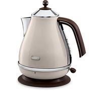 De'Longhi Icona Anita - Hervidor de agua, 3 kW, diseño vintage crema