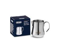 De'Longhi Jarra Espumadora de Leche DLSC060, Espumador de Leche con Asa Cómoda, Idónea para Cappuccino, Caffelatte y Latte Macchiato, Capacidad 350 ml, Acero Inoxidable