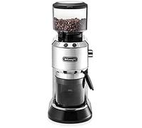 De'Longhi KG 520.M Molinillo de café eléctrico con con manejo manual, 2 teclas de control, 150 W, 14 tazas, plata