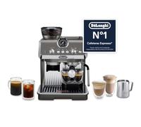 De'Longhi La Specialista Arte Evo - Cafetera Espresso 4 Bebidas | Cafetera Manual con Espumador de Leche Manual, Cold Brew, 3 Temperaturas, Molinillo de 15 Niveles, Titanio, EC9255.T