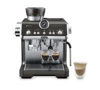 De'Longhi La Specialista Opera - Cafetera Espresso 5 Bebidas | Cafetera Manual con Espumador de Leche Manual, Cold Brew y Espresso Cool, Molinillo de 15 Niveles, Negro, EC9555.BK