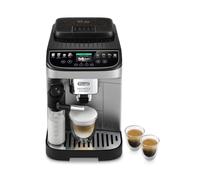 De'Longhi Magnifica Evo Next ECAM312.80.SB, Cafetera Automática con Jarra de Leche Automática, Cafetera Cappuccino de Grano con Pantalla Táctil Intuitiva, Plata/Negro