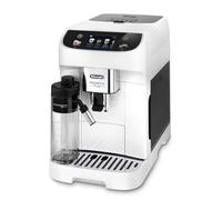 De'Longhi Magnifica Plus ECAM320.60.W, Máquina de Café Automática LatteCrema Caliente para Cappuccino, 4 Recetas, Pantalla Táctil a Color, Función Doble Espresso, Blanca