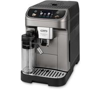 De'Longhi Magnifica Plus ECAM320.70.SB, Máquina de Café Automática con LatteCrema Caliente para Capuchino Automático, Pantalla Táctil a Color, Función Doble Espresso, Función X2, Negro Titanio
