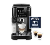 De'Longhi Magnifica Start - Cafetera Superautomática 4 Bebidas Negro/Gris | Cafetera Automática, Espumador de Leche LatteCrema, Cappuccino, Bebidas One-Touch, Iconos Táctiles, ECAM222.60.BG