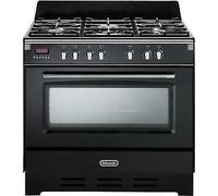 Delonghi MEM965NNED Cocina 5 Fuegos Gas Fundido Tr.corona Horno 90X60 Cl.a Negro
