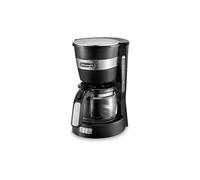 DeLonghi ICM 14011 Cafetera Semi-automática, Independiente, Goteo, de café molido, café, 650 W, 0,65 L, acero inoxidable, Negro