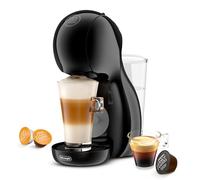 De'Longhi Nescafé Dolce Gusto Piccolo XS - Cafetera de Cápsulas con Diseño Compacto, Apagado Automático, Bebidas Frías y Calientes, 15 Bares de Presión, Negro y Gris (EDG210.BGY)