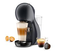 De'Longhi Nescafé Dolce Gusto Piccolo XS EDG210.A, Cafetera de Cápsulas con Diseño Compacto, Apagado Automático, Bebidas Frías y Calientes, 15 Bares de Presión, Grafito Negro