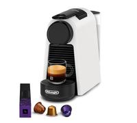 De'Longhi Nespresso Essenza Mini - Cafetera Automática, Máquina de Cápsulas Monotaza, Set de Bienvenida Incluido, Diseño Compacto, Presión 19 bares, Blanco Mate (EN85.WMT)