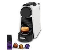 De'Longhi Nespresso Essenza Mini - Cafetera Automática, Máquina de Cápsulas Monotaza, Set de Bienvenida Incluido, Diseño Compacto, Presión 19 bares, Blanco Mate (EN85.WMT)