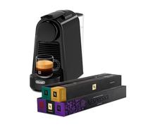 De'Longhi Nespresso Essenza Mini EN85.B - Cafetera de cápsulas automática para una taza, diseño compacto, 19 bares de presión, 1150 W, color negro