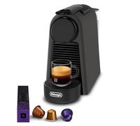 De'Longhi Nespresso Essenza Mini EN85.BKMT, Máquina de Café Automática, Máquina de Cápsulas para una Taza, Set de Bienvenida Incluido, Diseño Compacto, Presión 19 Bares, 1150W, Negro Mate