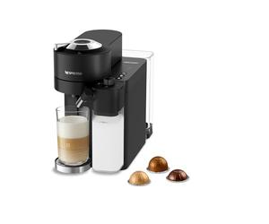 De'Longhi Nespresso Vertuo Lattissima ENV300.B, Máquina de Café Automática con Espumador de Leche Automático, Cafetera de Cápsulas Individual, 5 Tamaños de Taza, 1500W, Negro Mate y Brillante