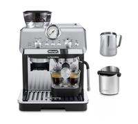 De'Longhi Perfetto La Specialista Arte, Máquina de Café Espresso y Cappuccino con Bomba, Máquina de Café en Grano, EC9155.MB, Metal/Negro Coffee Knock Box DLSC084, Bote para Posos de Café