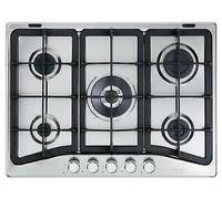 DELONGHI PFI57GH Quemador Encimera 70CM 5 Línea Slim Hierro Fundido Inox