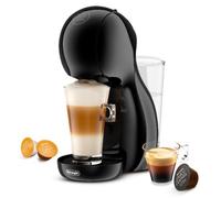 De'Longhi Nescafé Dolce Gusto Piccolo XS EDG210.A, Cafetera de Cápsulas con Diseño Compacto, Apagado Automático, Bebidas Frías y Calientes, 15 Bares de Presión, Grafito Negro