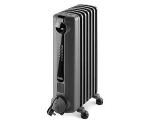 De'Longhi Radia S Radiador, llenado de aceite, 1.5kW, TRRS0715E.G - Gris