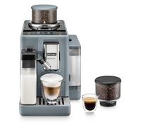 DeLonghi Rivelia EXAM 440.55G Máquina de Café Espresso Automática con Molinillo Integrado, 19 bar, Espumador de Leche, 1.4L, Gris