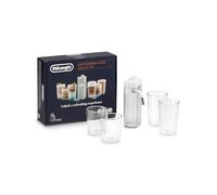 De'Longhi Rivelia LatteCrema Cool Upgrade Set para Recetas Frías DLSC032, Espumador Leche Fría para Máquinas de Café Rivelia, Incluye Jarra LatteCrema Cool, 2 Vasos Doble Pared de 400ml y 2 de 480ml