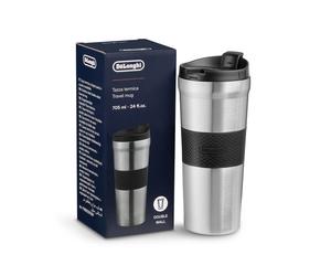 De'Longhi Taza de viaje de acero inoxidable de doble pared, 705 ml DLSC083