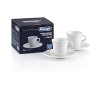 De'Longhi Tazas de porcelana para espresso, 70 ml, pack de 2 DLSC308