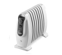 De'Longhi TRNS 0808M - Radiador de aceite, 800 w, termostato de seguridad, función Eco, controles digitales, blanco