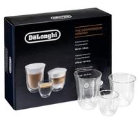 De'Longhi, Vidrio, 5513296671 DLSC302 Delonghi Fancy Box, juego de 6 gafas térmicas, transparentes, 1 Litro