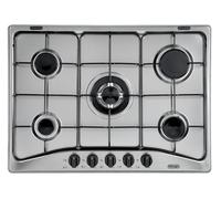 De'Longhi YAF57ASV Placa Cocina Gas 5 Fuegos 70 cm Acero Inoxidable