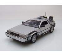 Delorean Regreso En El Futuro Pieza 2 Coche a Escala 1:24 Welly