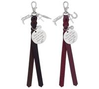 DELORIGIN 2 dijes de sillín Bless This Horse and Rider and Keep Them Safe Round Bridle Charm Clip Saddle Strings Hanging Ornament Equestrian Riding Gift for Horse Lovers Horse Rider, 18cm