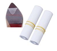 DELORIGIN 2 rollos de protección de suela para zapatos de tacón alto, transparente, autoadhesivo, protección del suelo para zapatillas con tacón, 50 x 10 cm