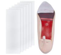 DELORIGIN 6 protectores de suela para la parte inferior del zapato, protección transparente de goma, protección antideslizante de la suela que evita manchas, almohadilla para zapatos, compatible con