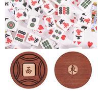 DELORIGIN Mahjong Indicador De Viento De Madera Para Mahjong Juegos Mah Jong Juego De Viento Bettor Juego Dirección Dados Esencial Pantalla Accesorios Para Entretenimiento
