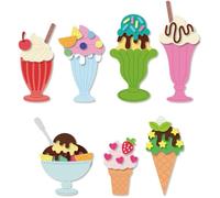 DELORIGIN Troqueles de corte de metal para helado, helado, fabricación de tarjetas, acero al carbono, tarjetas troqueladas, plantilla de troquelado, plantilla de troquelado para manualidades, álbum de