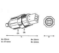 DELPHI 7185-900G Corte, inyección combustible