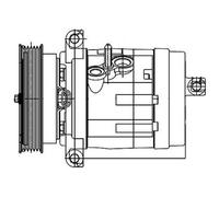 DELPHI Compresor, aire acondicionado para CHEVROLET: Captiva & OPEL: Antara (Ref: TSP0155984)
