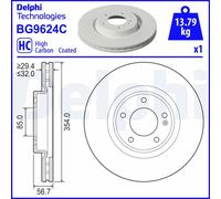 DELPHI Disco De Freno Ventilado Delante Compatible Para Mercedes G-Klasse W463