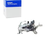 DELPHI EG10452-12B1 Válvula EGR con radiator EGR Compatible con FORD Fiesta Mk6 Hatchback CB1, CCN, JA8, JR8 MONDEO IV Turnier BA7 FOCUS III Turnier S-MAX WA6 C-Max II DXA/CB7, DXA/CEU FOCUS III
