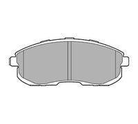 DELPHI Juego de 4 pastillas de freno para NISSAN: Micra, Tiida, Juke, Note, Maxima, Pulsar, Cube (Ref: LP3245)