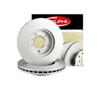 Delphi Juego de discos de freno delanteros ventilados Ø 338 mm | 2 x Bg9235C