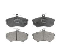 DELPHI Juego de pastillas de freno Delantero con accesorios LP429 Juego de pastillas de freno Compatible con VW Golf 2 19E, 1G1 Golf 3 1H1, AUDI A4 B5 Sedán 8D2 80 B4 Sedán 8C, 8C2 A4 B5 Avant 8D5