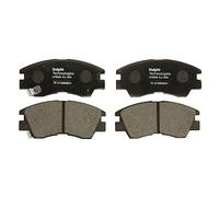 DELPHI Juego de pastillas de freno Delantero con avisador acústico de desgaste sin accesorios LP633 Juego de pastillas de freno